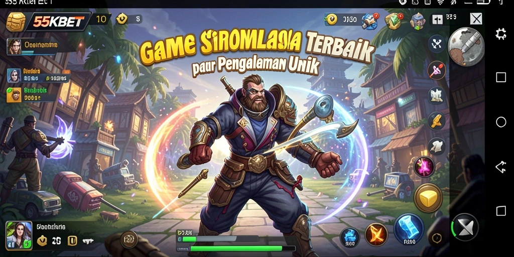 Tampilan gameplay 55KBET yang menarik dan menghibur.