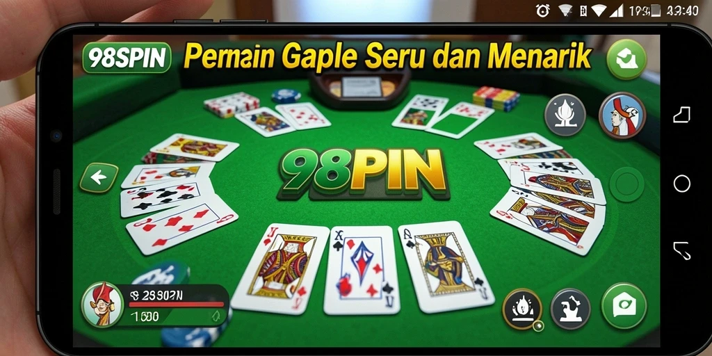 Screenshot gameplay menunjukkan keseruan bermain Gaple.