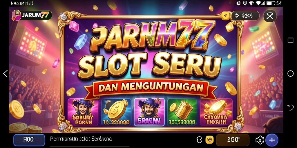Screenshot gameplay dari JARUM77 yang menunjukkan putaran slot yang menarik.