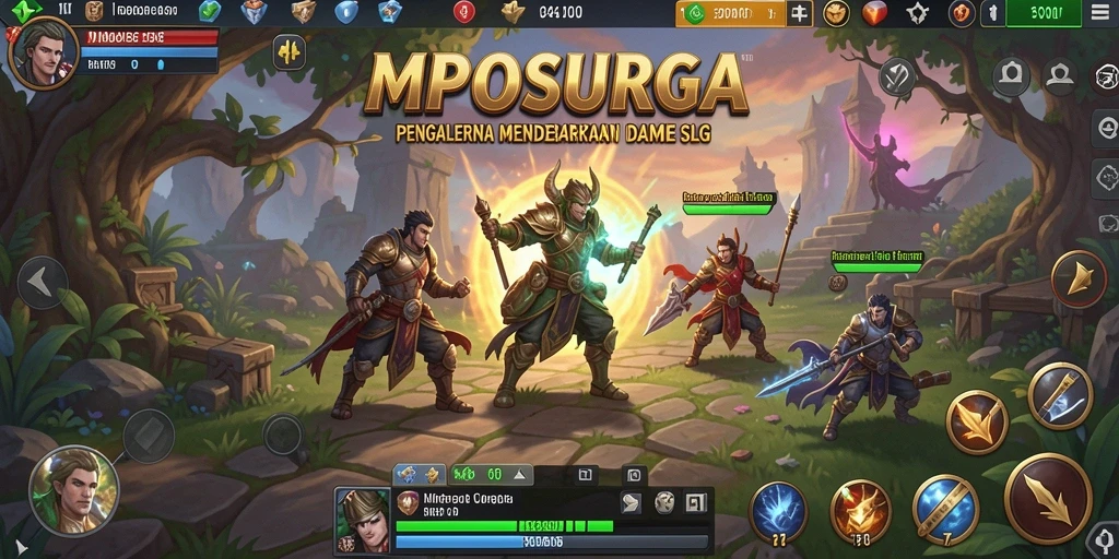 Tampilan gameplay seru dalam MPOSURGA dengan strategi mendalam.