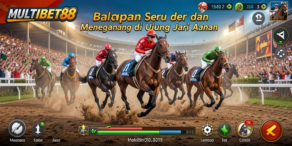 Tampilan gameplay seru dan menegangkan di MULTIBET88.