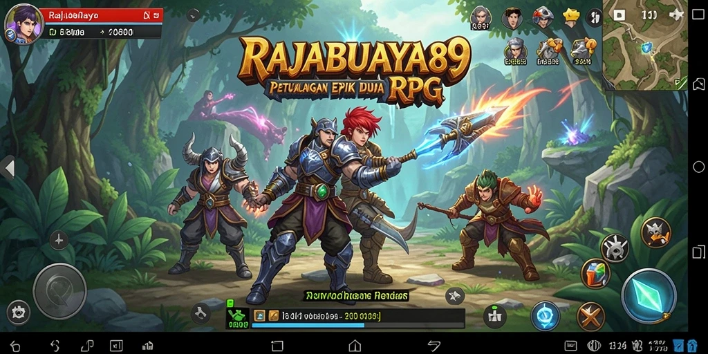 Screenshot tampilan gameplay RPG yang menawan dari RAJABUAYA89.