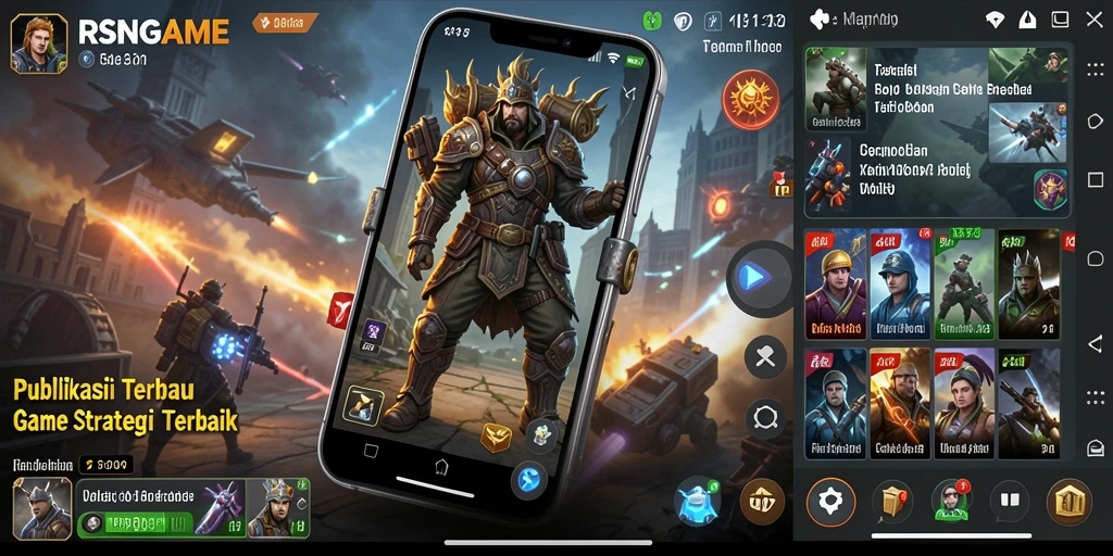 Tampilan gameplay RSNGAME yang menegangkan.