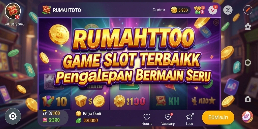 Screenshot gameplay <strong>RUMAHTOTO</strong> menampilkan pengalaman bermain slot yang mengasyikkan.