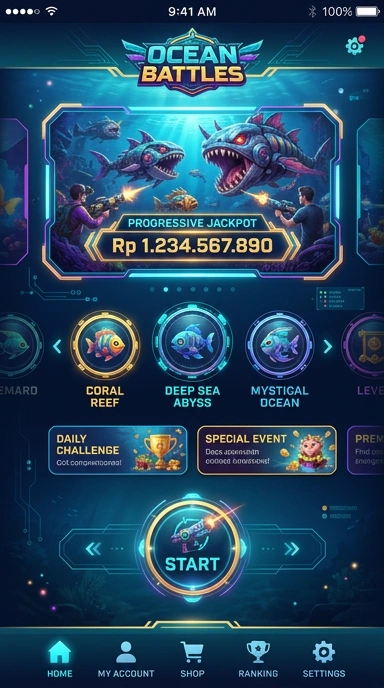 Screenshot aplikasi 9et menampilkan berbagai kategori aplikasi yang tersedia.